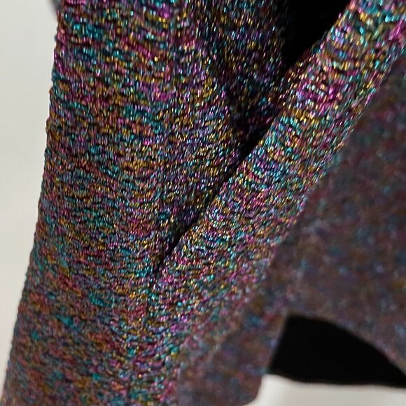 SHOW ME YOUR MUMU sure thing mini dress in rainbow shimmy shine Size S - Picture 8 of 11